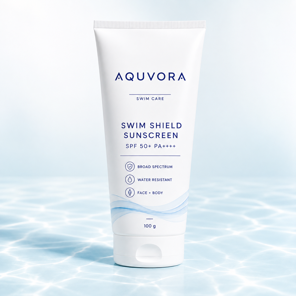 Aquvora Swim Shield Body Moisturizer & Sunscreen SPF 50+ PA++++