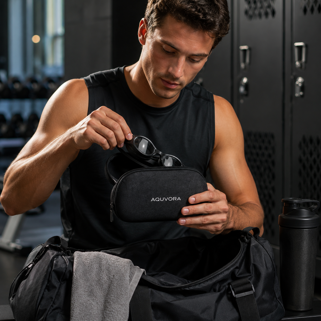 SWIM GOGGLES CASE