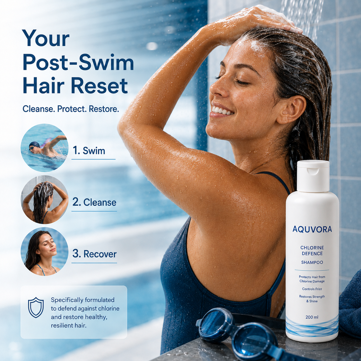 Chlorine Defence Shampoo with Repair Complex