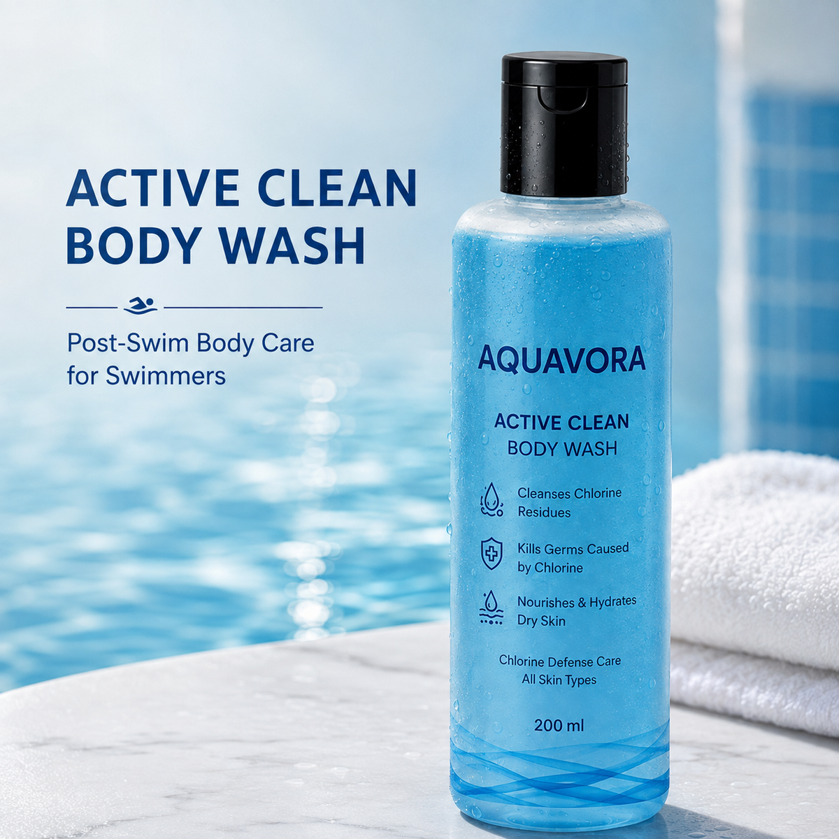 Chlorine Defence Body Wash – Clean, Hydrate & Refresh